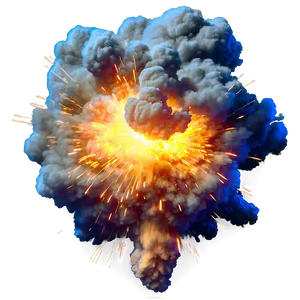 Explosion Transparent PNG For Editing 71