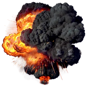 Explosions D PNG image