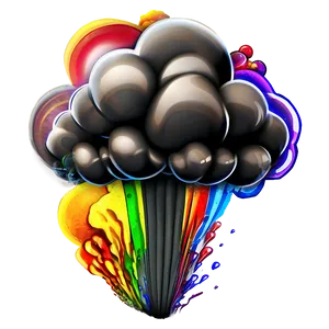 Explosive Cartoon Effect PNG 06212024 PNG
