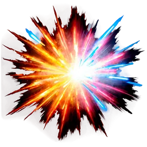 Explosive Energy Burst Png 04302024 PNG image