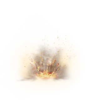 Explosive_ Smoke_and_ Sparks PNG image