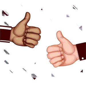 Expressive Thumbs Up Image PNG Sco72