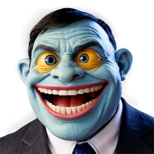 Expressive Trollface Character PNG Bje19