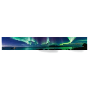 Exquisite Aurora Over Bay PNG Vqj55 PNG