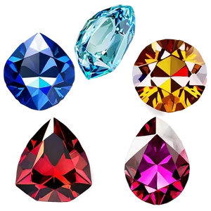 Exquisite Gems Assortment Png 60 PNG image