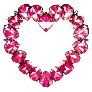 Exquisite Pink Diamond Heart Picture Png 06282024 PNG image