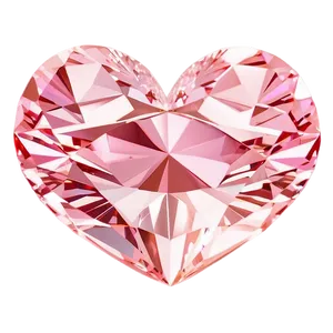 Exquisite Pink Diamond Heart Picture Png Fwq PNG image