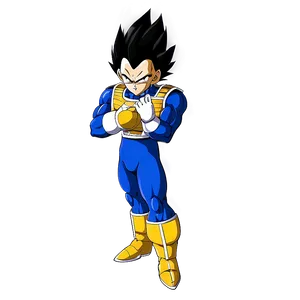 Exquisite Ultra Ego Vegeta Artwork Png 06122024 PNG image