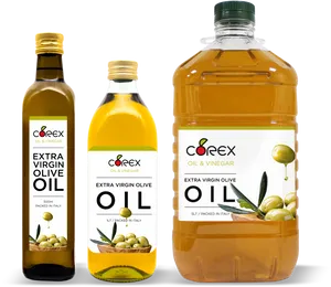 Extra Virgin Olive Oil Selection PNG image