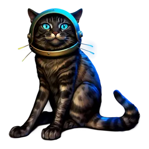 Extraterrestrial Cat Png Egd41 PNG image