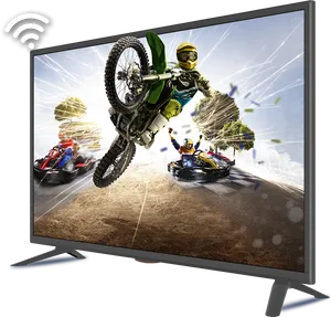 Extreme Sports Smart T V Display PNG image