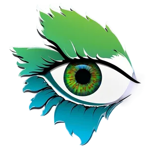 Eye Silhouette Logo PNG Mmm