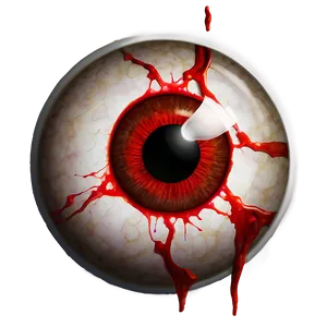 Eyeball With Blood Png 05242024 PNG image