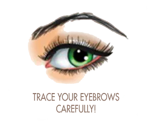 Eyebrow Tracing Advice PNG image