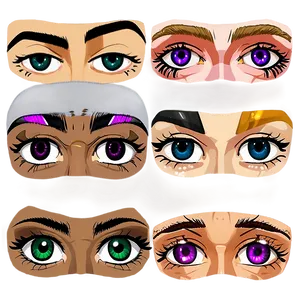Eyebrows Anime Eyes Png 65 PNG image