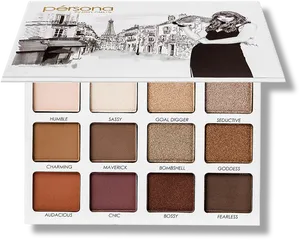 Eyeshadow Palette Neutral Tones PNG image