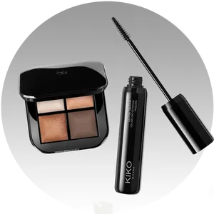 Eyeshadow Paletteand Mascara Set PNG image