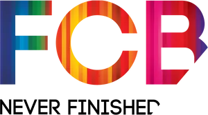 F C Barcelona Colorful Logo Design PNG image