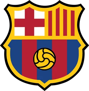 F C Barcelona Crest PNG image