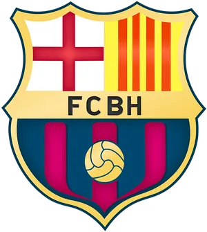 F C Barcelona Logo Design PNG image