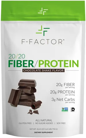 F Factor Fiber Protein Chocolate Shake PNG image