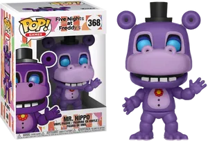 F N A F Mr Hippo Funko Pop PNG image