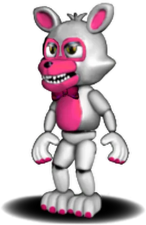 F N A F_ Pink_ Animatronic_ Character