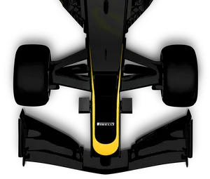 F1 Car Top Down View PNG image