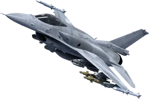 F16 Fighting Falcon In Flight PNG image