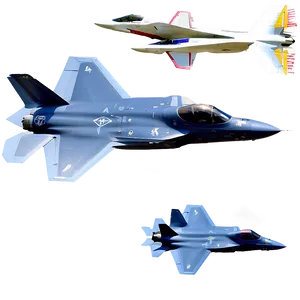F35 Stealth Aircraft In Sky PNG Wam PNG