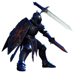 Fabled Black Knight PNG 06272024 PNG