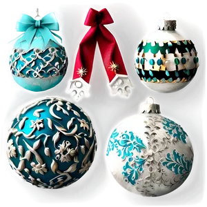 Fabric Christmas Ornaments PNG Xbw63 PNG