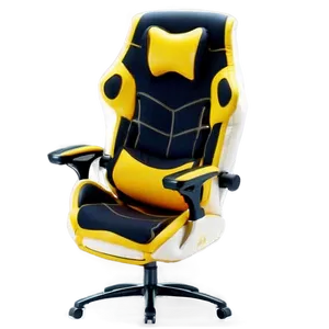 Fabric Gamer Chair PNG Rre