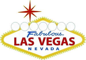Fabulous Las Vegas Sign Graphic PNG image