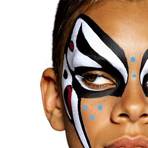 Face Paint Design PNG 05242024
