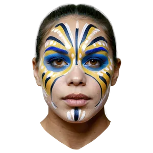Face Paint Design PNG 56