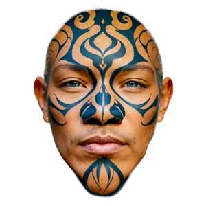 Face Tattoo Design Png Qga62 PNG image