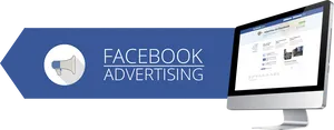 Facebook Advertising Banner PNG image