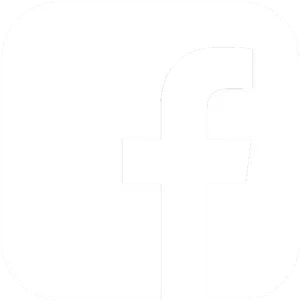 Facebook Icon Blackand White PNG image