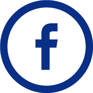 Facebook Icon Blue Circle PNG image