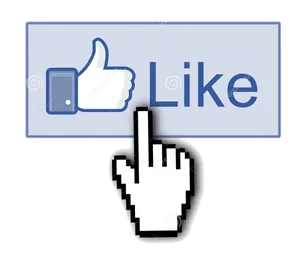Facebook Like Button Cursor Click PNG image