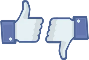 Facebook Like Dislike Icons