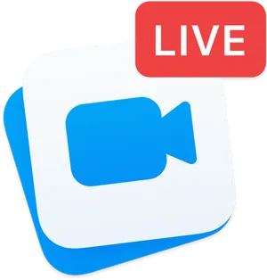 Facebook Live Icon PNG image