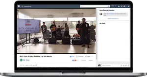 Facebook Live Jazz Session Streaming PNG image