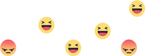 Facebook Live Reactions Animation PNG image