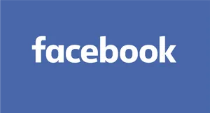 Facebook Logo Blue Background PNG image