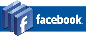 Facebook Logo3 D Effect PNG image