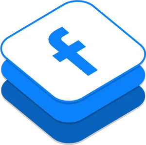 Facebook Logo3 D Icon