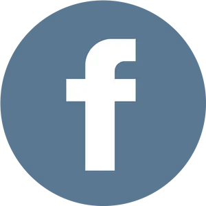 Facebook Logoon Blue Background