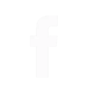 Facebook White Iconon Black Background PNG image